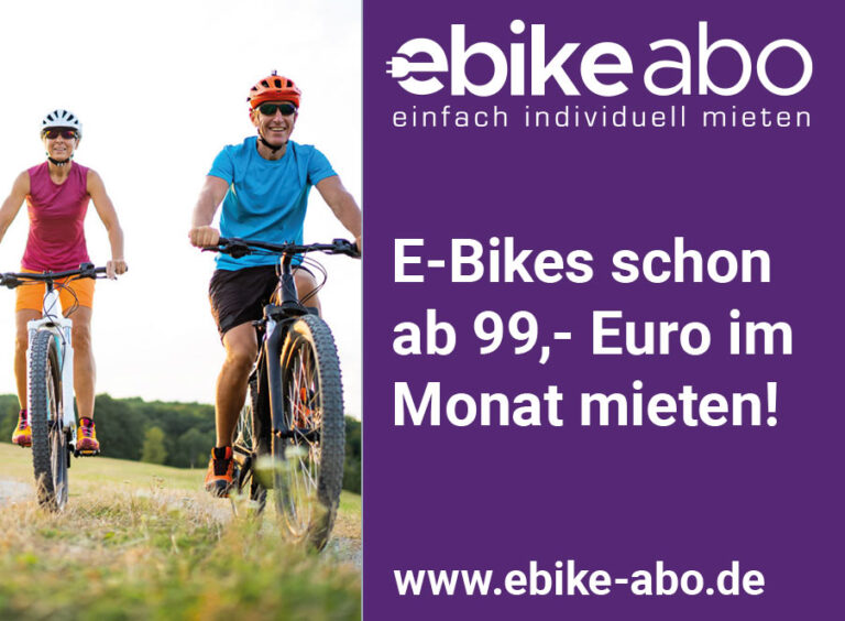 50€ Gutschein | ebike-abo.de – einfach individuell mieten – COUPON AKTUELL