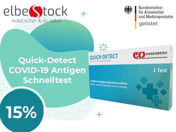 Quick-Detect ® COVID-19 Antigen Speichel-Schnelltest Covid Coupon