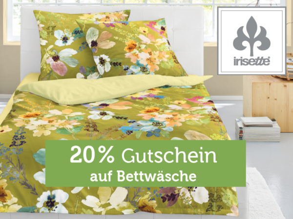 Bettwäsche irisette Rabatt Coupon