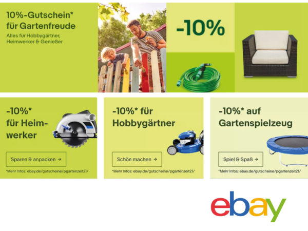 ebay Garten Rabatt coupon