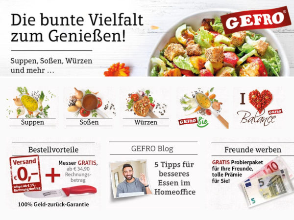 Gefro Rabatt coupon