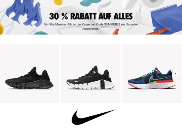 Nike Rabatt Coupon