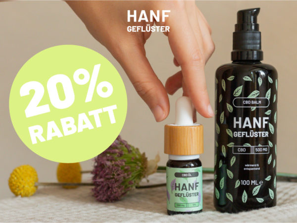 Hanfgeflüster Rabatt Coupon